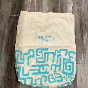 "Ubuntu Life" Eggshell large dustbag